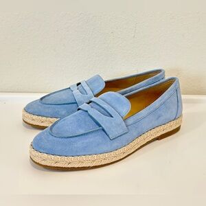Michael Kors Lennon Espadrille Suede Slip On Loafers, Size 10, New in Box